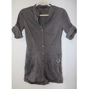 Armani Exchange Utility Romper Shorts